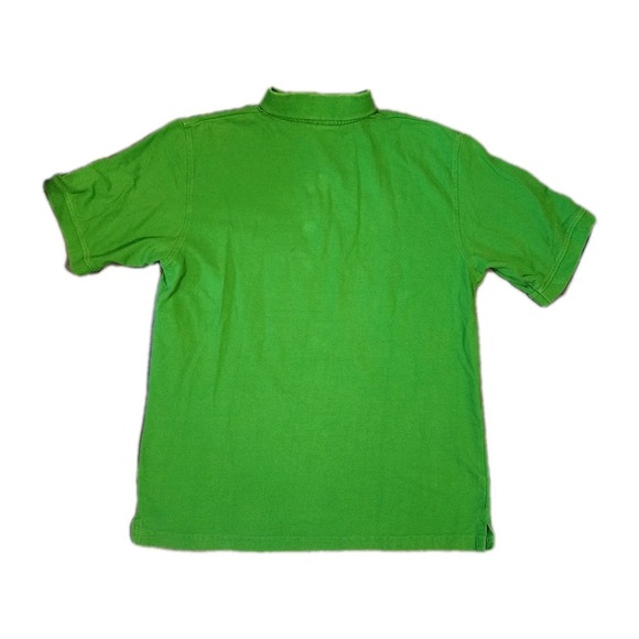 Y2k Southpole Polo Shirt Men's XL Green 100% Cotton Logo Short Sleeve Vintage - Picture 6 of 6